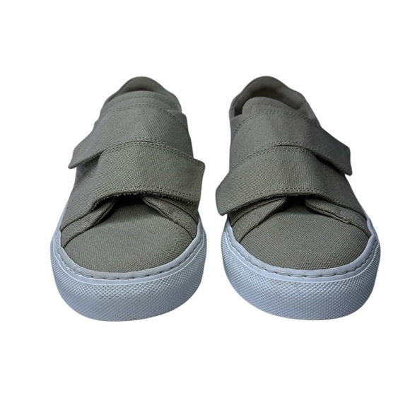 LAFAYETTE 148 NEW YORK TAN BUCKLE SNEAKERS SIZE 40 US 9.5 MADE IN ITALY - Picture 3 of 5